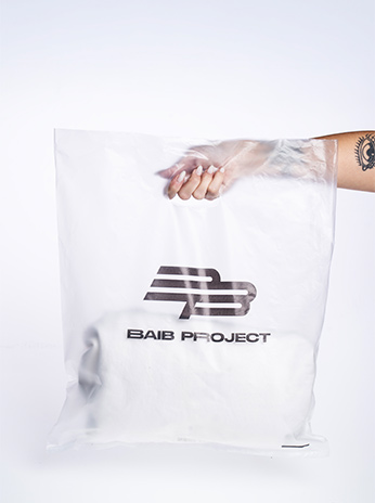 Bolsa con troquel oval