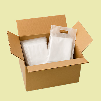 Caja con bolsas adentro